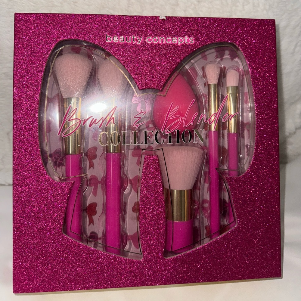 Beauty Concepts Pink Brush & Blender Collection